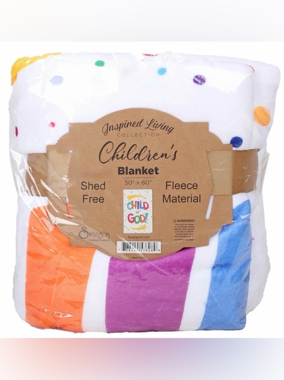 Child of God ✝️💟 Inspired Living Children’s Fleece Blanket